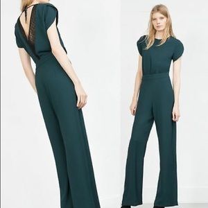 Emerald Dark Green Zara Jumpsuit